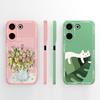 For Tecno Camon 20 Phone Cases Artistic Style Full Protection Soft Liquid Silicone Back Cover For Tecno Camon20 4G Funda Coque