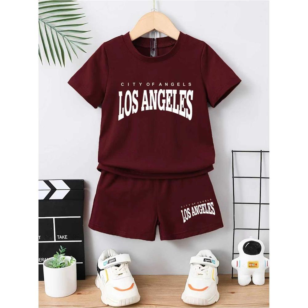 Boys summer casual T-shirt and shorts 150
