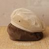Autumn and Winter Corduroy Beret Women's Korean Retro All Match Face Showing Little Painter Hat Literary and Artistic Temperament Beret Hat