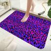 Anime Leopard Print Kitchen Mat Kids Room Bedroom Decoration Balcony Anti-Slip Doormat Living Room Alfombra