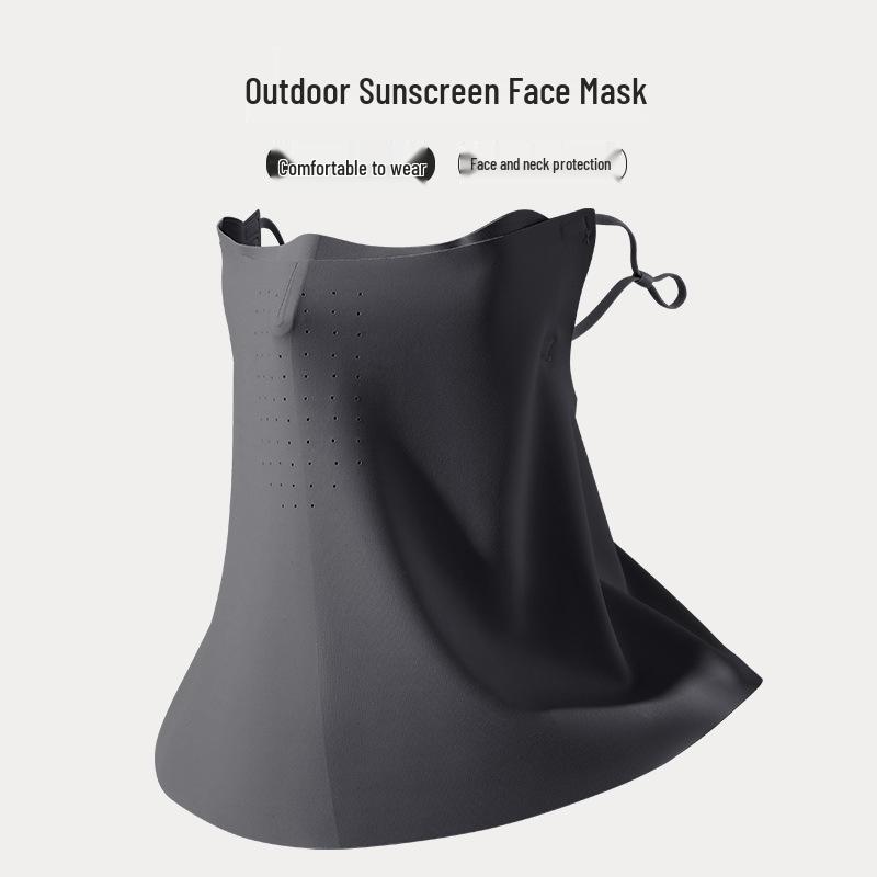 

Ultra-Thin Quick-Dry Sun Protection Face Mask - Breathable, Ice Silk Cool for Men & Women, Ideal for Cycling & Outdoor Sports