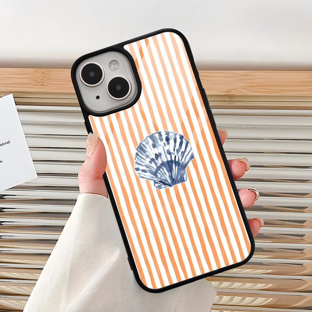 Marine Life, Crabs, Lobsters Phone Case For Iphone 16 Pro 15 Pro Max 14 12 11 13 Mini 8 7 Plus X Xs XR PC+TPU Design Cover