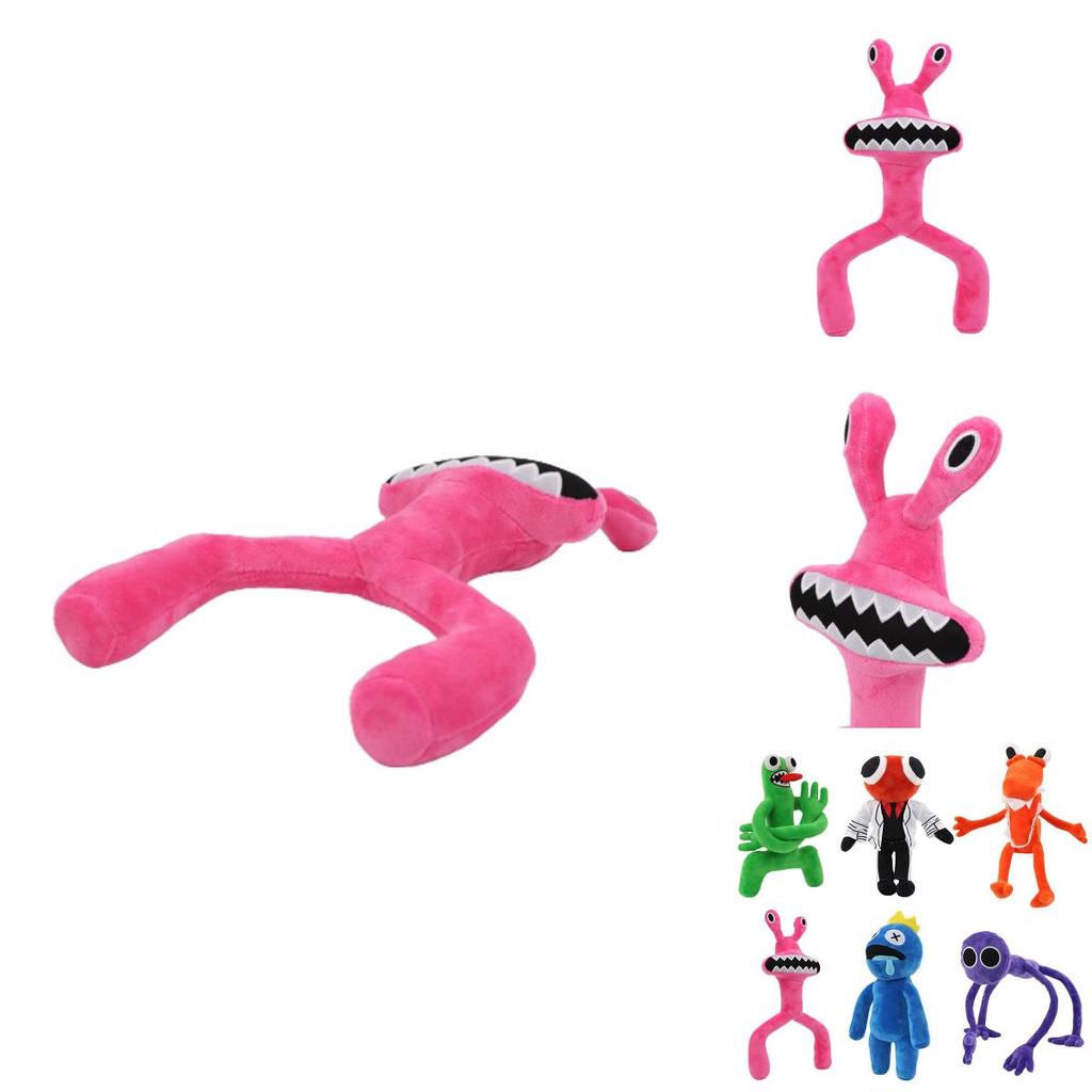 Roblox Rainbow Friends Pink Frog Plush Toy Soft And Squishy Stuffed Doll For Kids And Babies