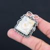 925 Sterling Silver Square Cobra Jasper Stone Mother Engagement Pendant Jewelry
