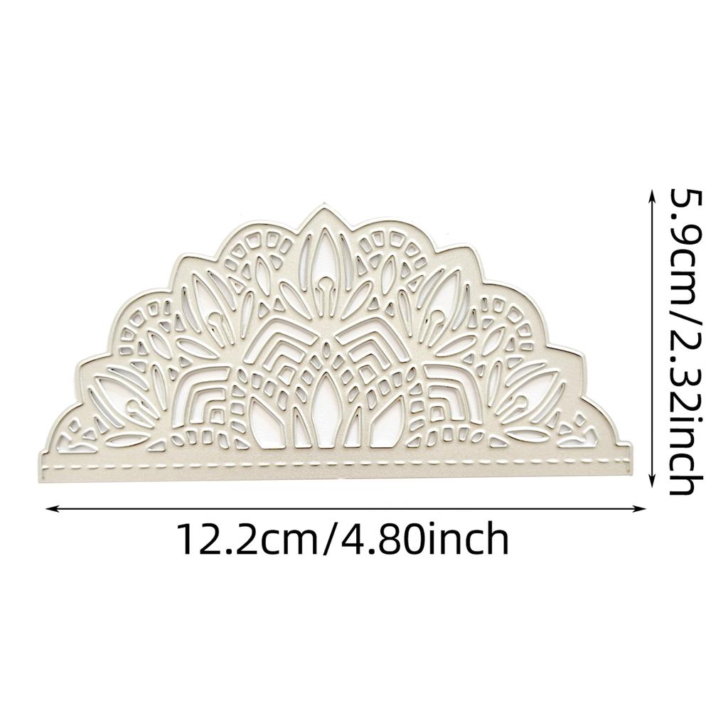 Metal Die Cuts Lace Postcard Embossing Stencil Cutting Dies for Card Making Scrapbooking Paper Craft DIY Template Mold