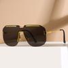 New European American Frameless Sunglasses Men Women Luxury Vintage Fashion UV400 Sun Glasses Gafas
