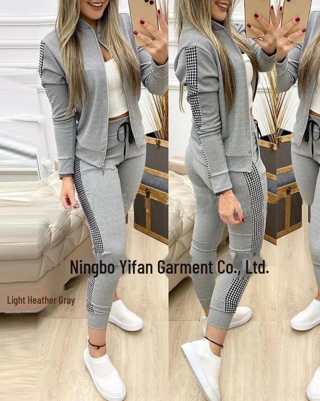 

Женские повседневные модные костюмы и одежда XL светло-серый