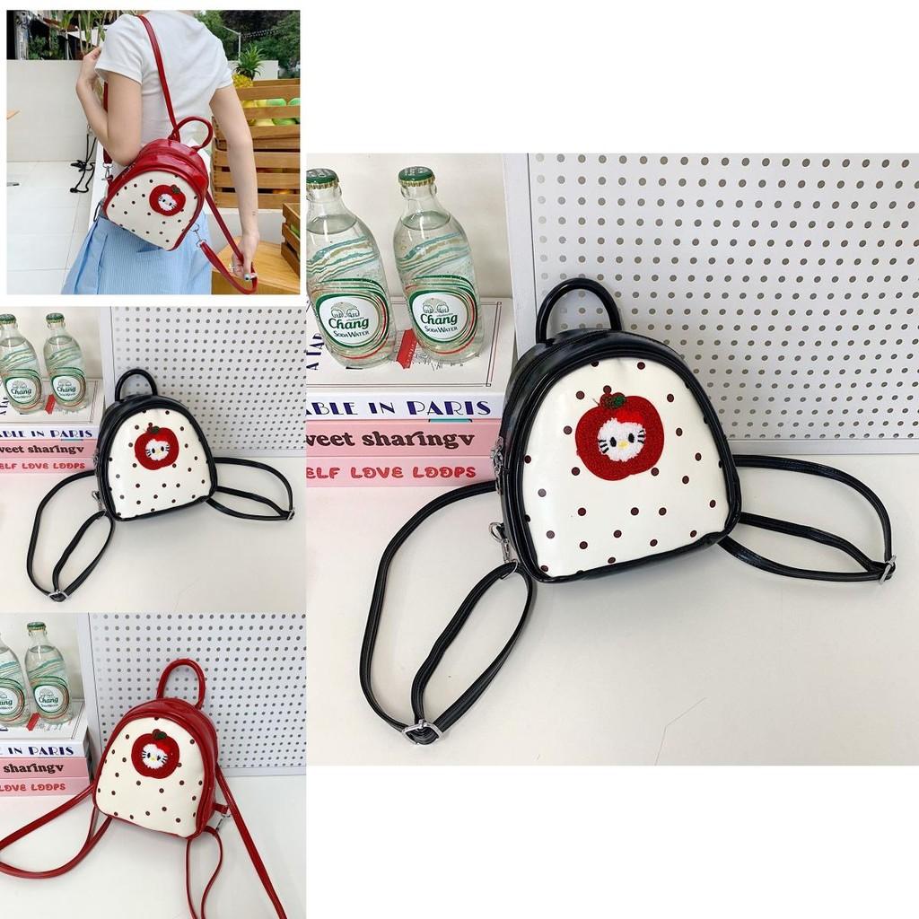 Hello Kitty School Bag With Zipper Closure And Inner Pockets For Teens