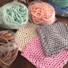 6pcs Chunky Chenille Yarn Bundle - Super Bulky Soft DIY Knitting Crochet Yarn for Blankets (1.5kg Total)  Make Giant Throws Pillows