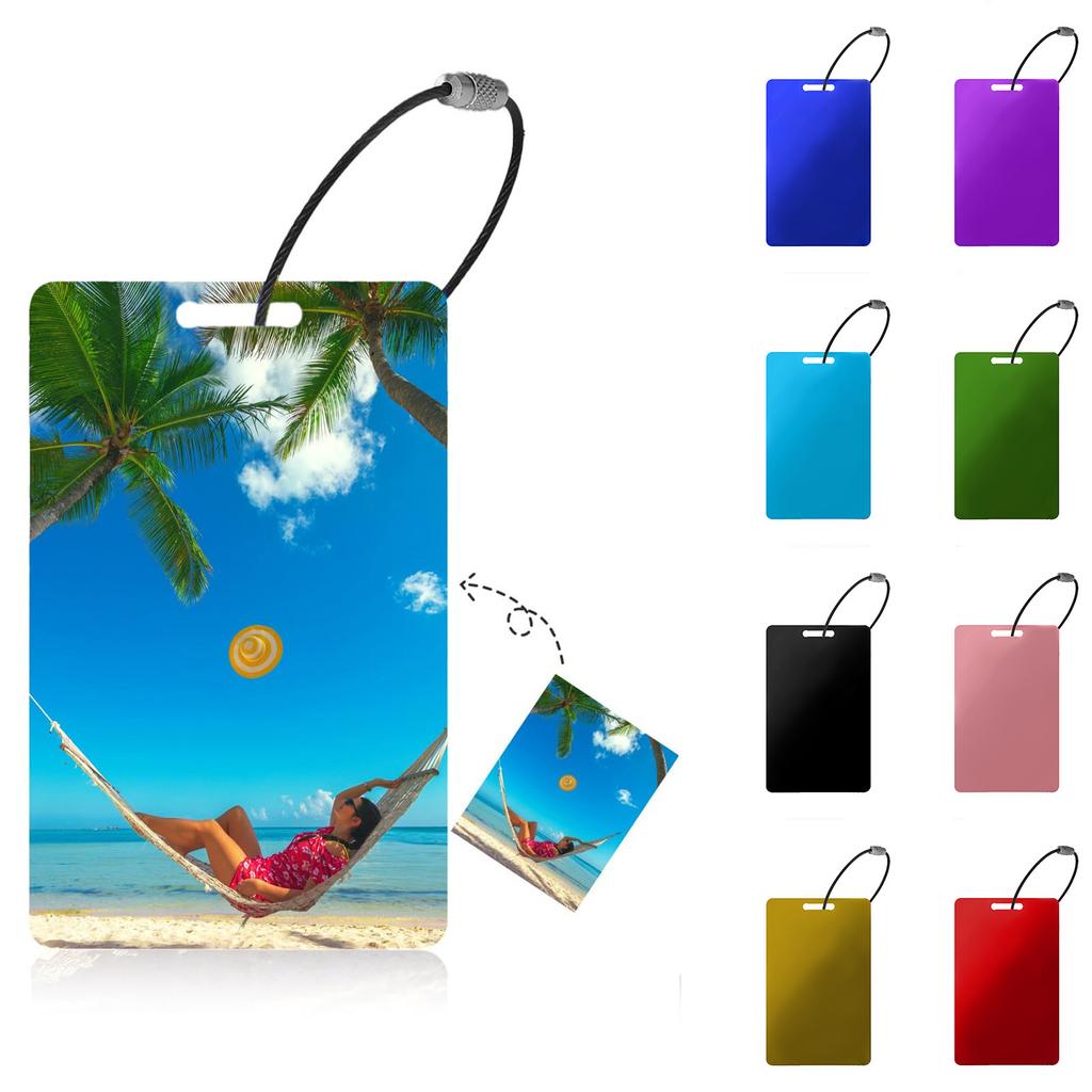 Luggage Identification Card Set Boarding Pass