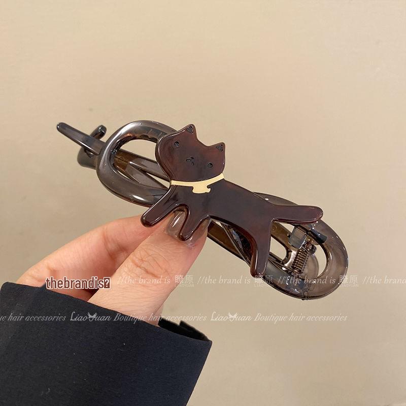 Large Temperament Claw Clip for Thick Hair - Simple, Elegant Shark Hairpin for Women