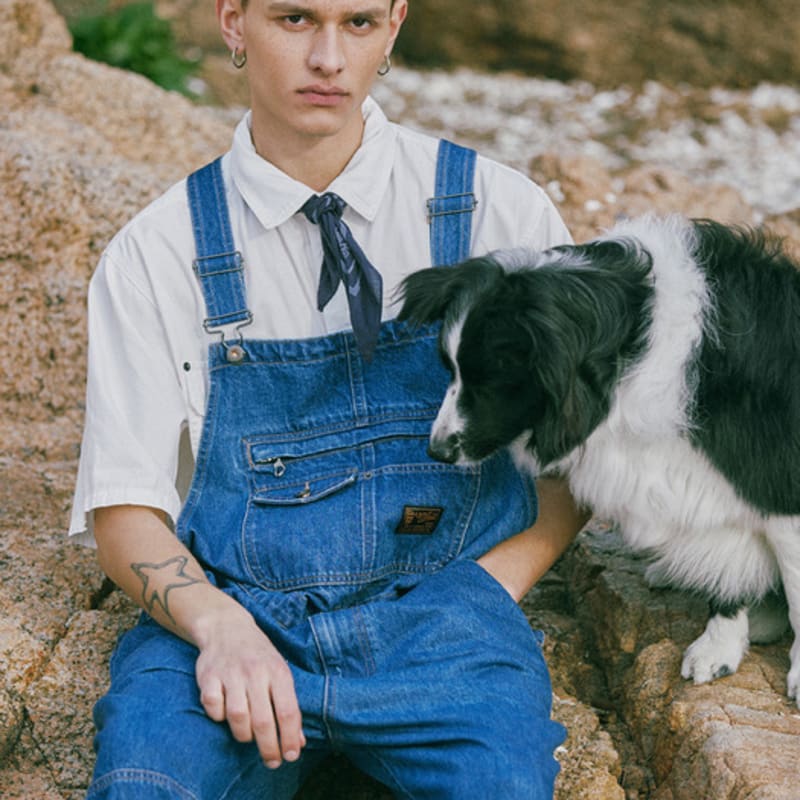 MAGOODGAN Paisley 9202 Navy Cotton Bandana