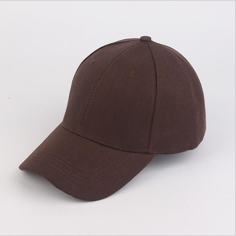 Verstellbare einfarbige Schattierung Hip Hop Unisex Baseballkappe Sonnenschutz Frühling Sommer Outdoor Herren Papa Hut Snapback
