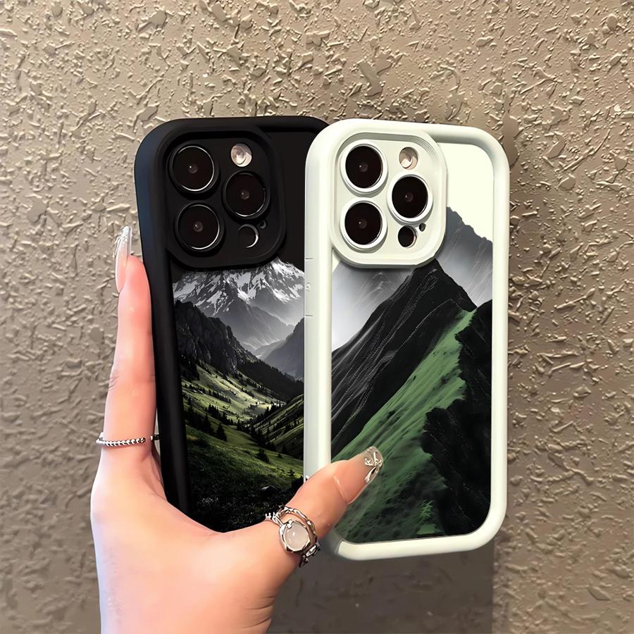 Cool Mountain Patterns Case for iPhone 17 Pro Max 16 15 Plus 11 13 Air 12 Pro 14 17e Phone Cover