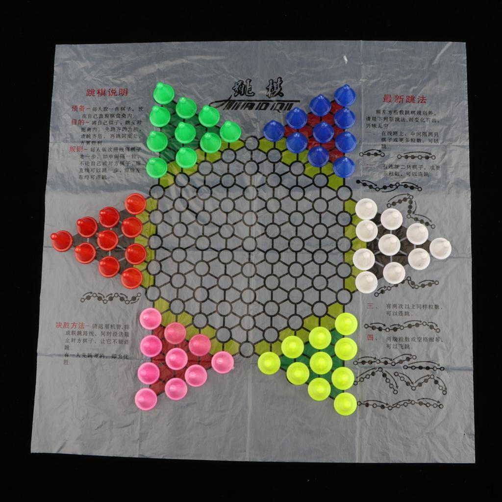 Folding Chinese Checkers Jumping Chess Chequers Game