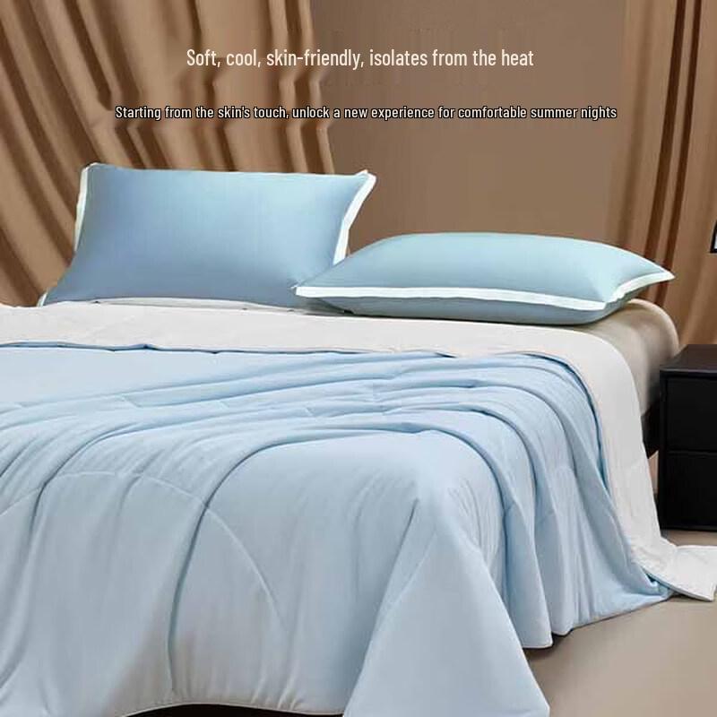 SILKUEEN Cooling Summer Tussah Silk Quilt