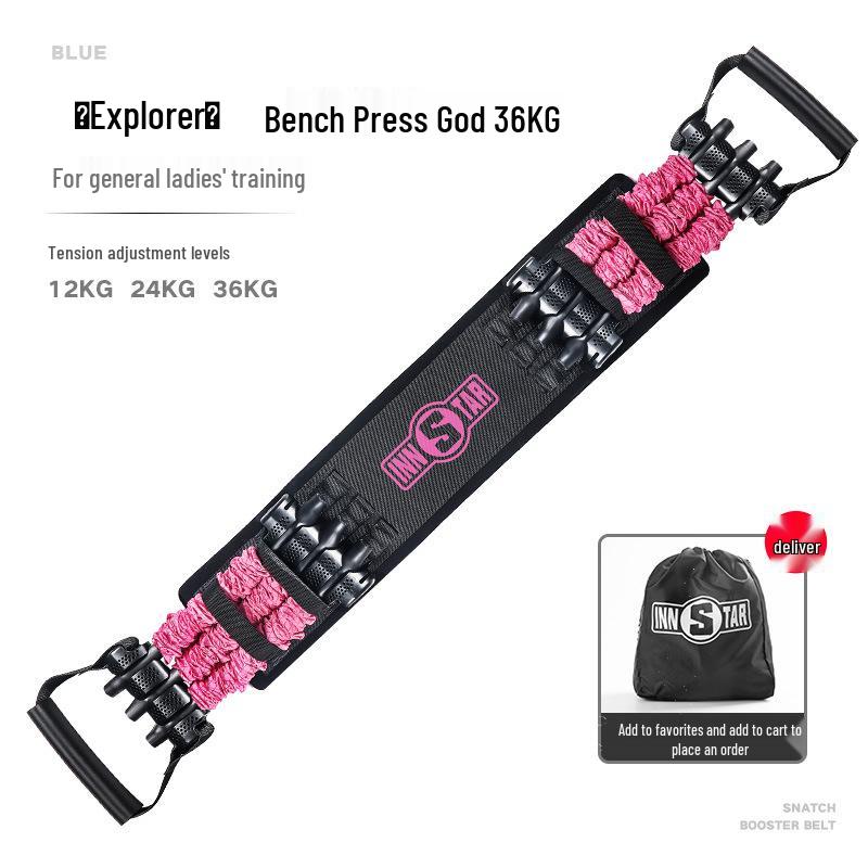 INNSTAR Portable Resistance Band Set for Bench Press and Chest Training