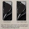 Lucky Ripple Pattern Glass Phone Case Suitable for Samsung Galaxy S26 S25 S24 S23 S22 S20 FE/Ultra/Plus Anti Drop Back Cover
