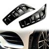 2x Front Bumper Side Air Vent Splitter Spoiler Trim For Mercedes X253 GLC 2020+