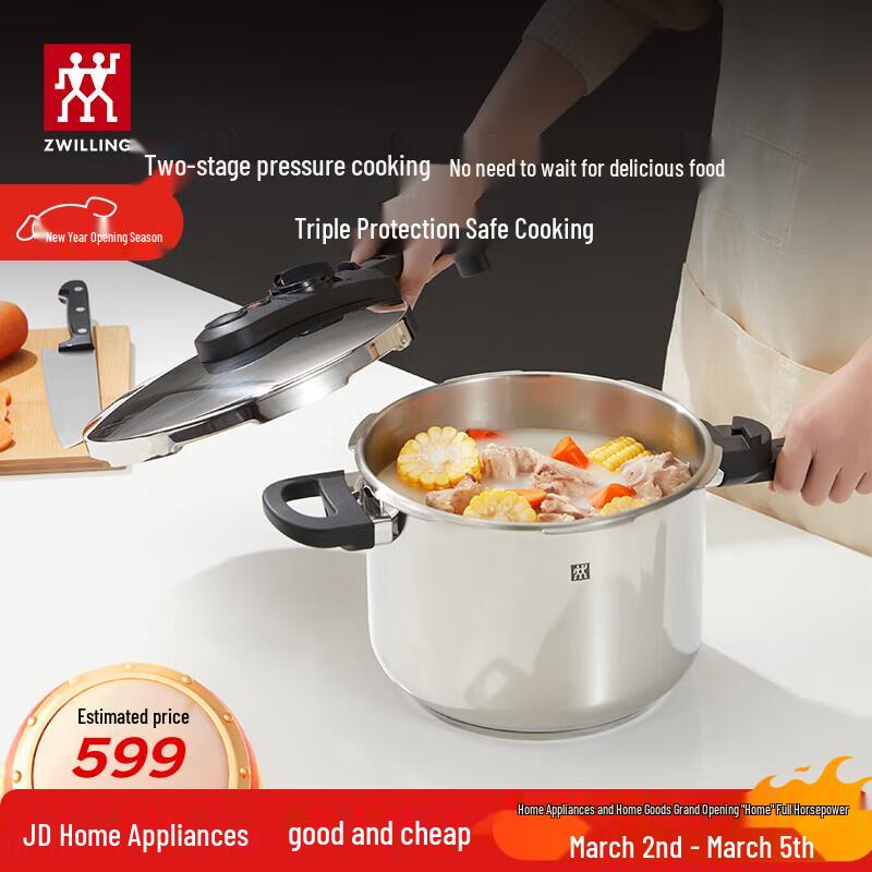 Zwilling EcoQuick II 6L Pressure Cooker