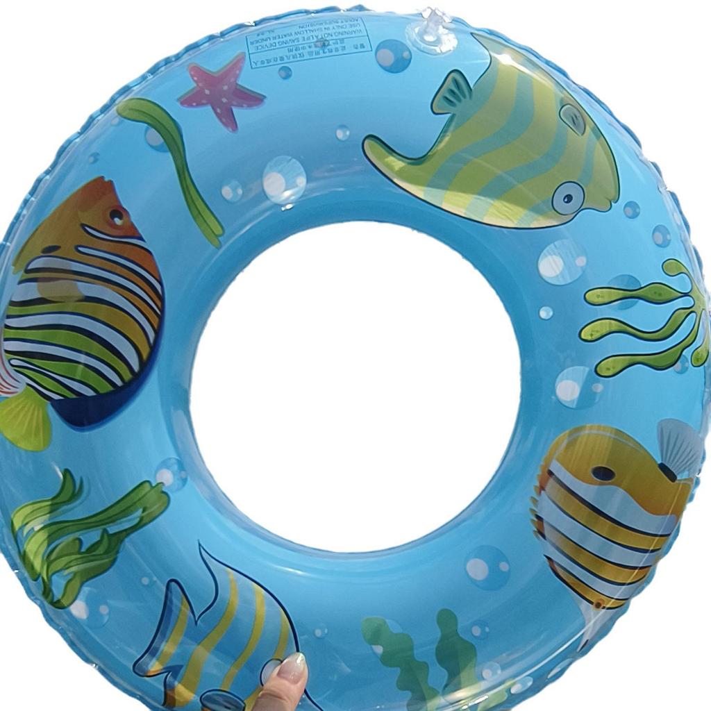 Durable Inflatable Cartoon Swim Ring for Kids & Adults