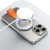Metal Magnetic Silicone Suction Rotating 360°Folding Ring Phone Holder Alloy Portable Universal Desktop Creative Ring Holder