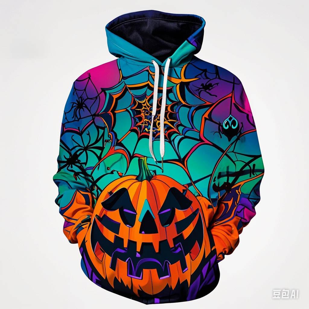 Men's Autumn and Winter 3D Printed Hooded Fashion Versatile Trend Breathable Casual Hoodies & Sweatshirts (men’s)