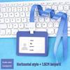 Youhe 6076 Employee ID Badge Holder with Lanyard, Customizable Work ID Card Holder.
