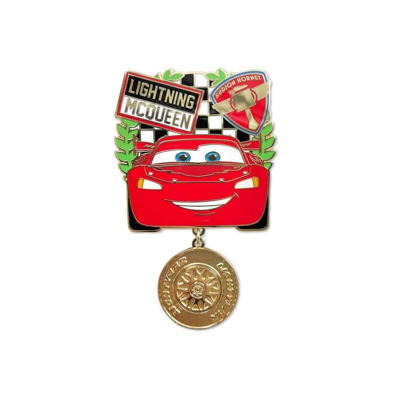 

marimo craft disney collection pin badge Lightning McQueen W5.1×H8.3cm MDMIX-124
