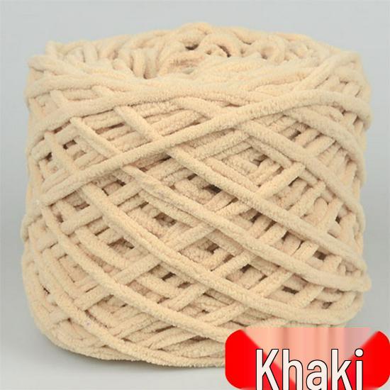 Plush Wool Yarn for Hand-Knitted Crochet Shoes & Slippers
