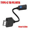 USB Typ C Adapter Ladekabel für PS Vita 1000 Spielkonsole Tragbares Hochgeschwindigkeits-Ladegerät Kabel USB-C Anschluss für PSVita1000
