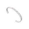 Stainless Steel Bangle Adjustable Wristband Lightweight Comfortable Bracelet Accessory For Casual Or Formal Wear