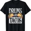 Tacos Cinco De Mayo Musik Schlagzeuger Schlagzeug T-Shirt