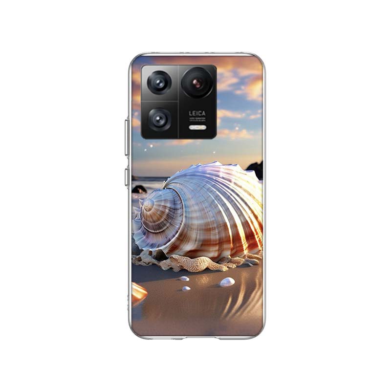 

Сверкающие Ракушки на Песке Чехол для Телефона Для Xiaomi Poco F7 Ultra X7 X6 M8 M7 M6 M4 M3 Pro X4 Mi 15 15T 14 14T 12T 12S 10T Pr Xiaomi Poco X6