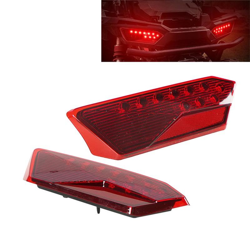 2PCS Red LED Tail Lights For Polaris RZR 1000 900 XP 4 Turbo 2014- 2412341 2412342