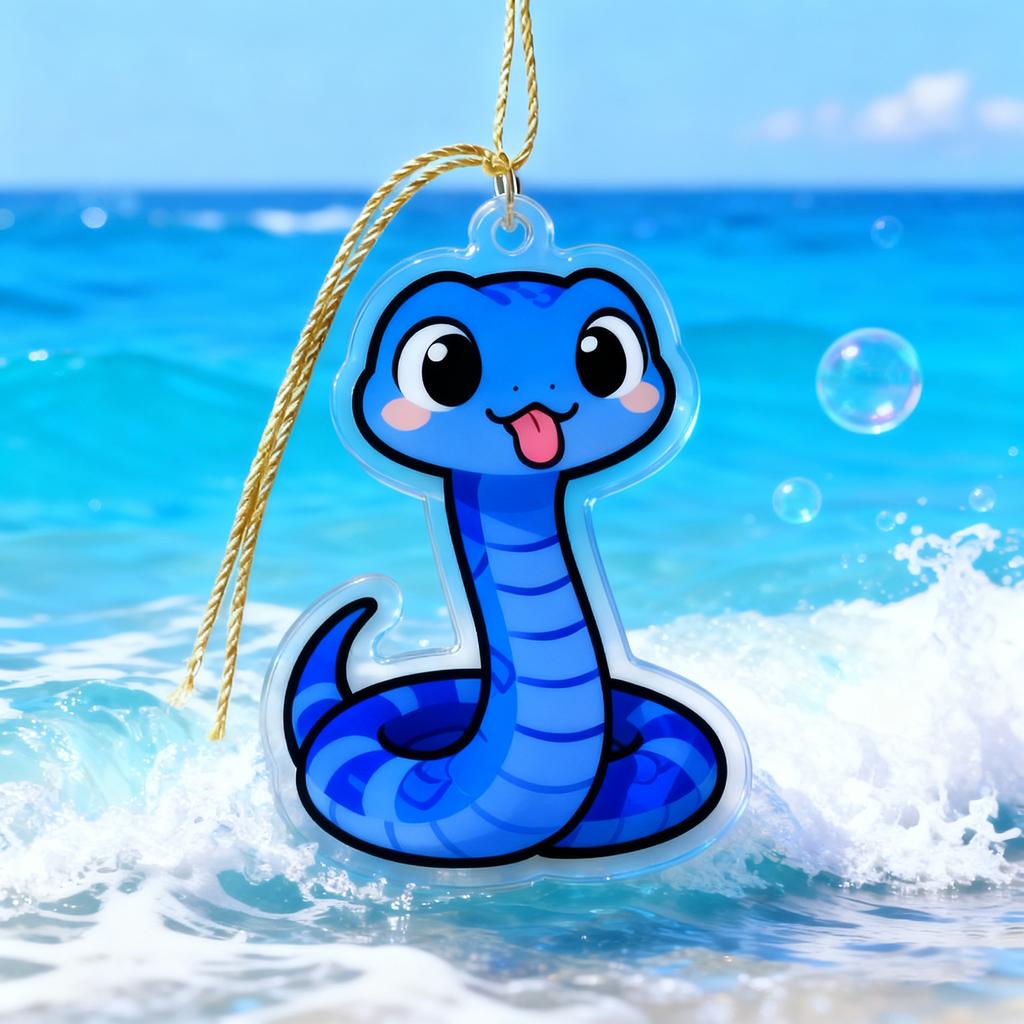 2D Acrylic Animal Ornaments – Hanging For Bags, Keys, And Holiday Decor