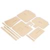 12Pcs Clear Acrylic Shoulder Bag Pattern Template Handbag Pattern Stencil Template for Leather Hand Craft DIY Tool