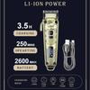 VGR V-005 Metal Hair Trimmer Retro Electric Clipper Carved Hair Clipper Haircut Machine Cordless Trimmer Digital Display Hair Trimmer Oil Head Clipper