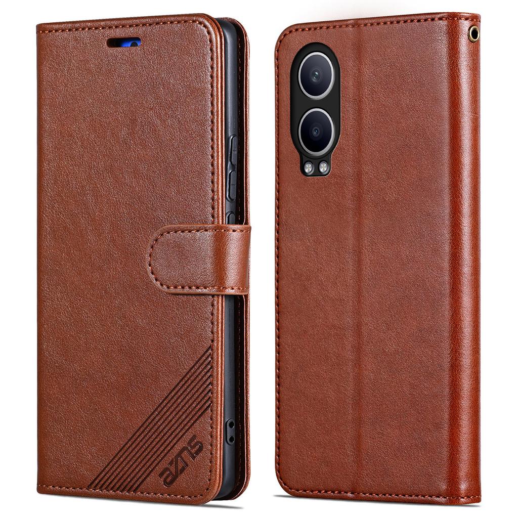 AZNS For OnePlus Nord CE4 Lite 5G/Oppo K12x 5G (China) PU Leather Phone Case Folding Stand Wallet Phone Cover