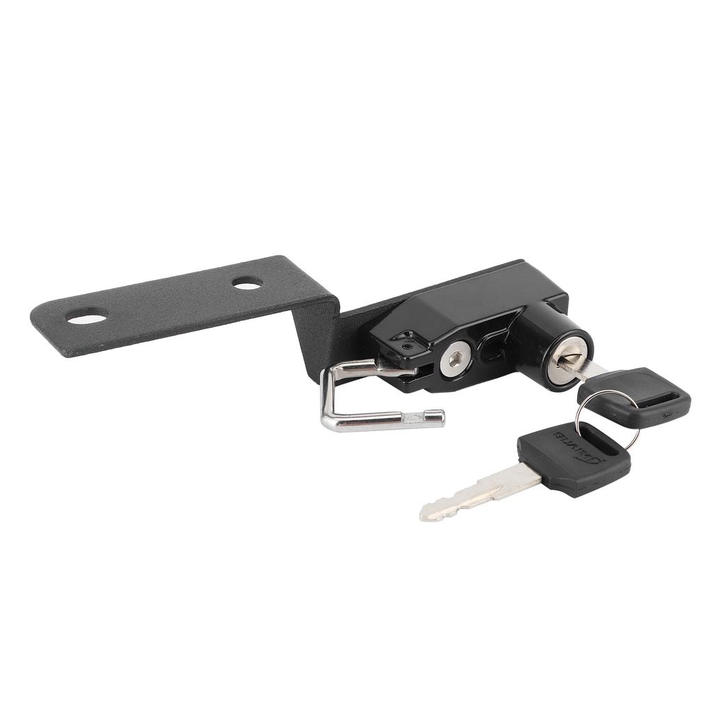 Motorcycle Metal Helmet Lock Anti Theft Security Motorbike Riding Accessory with 2 Keys