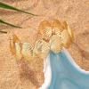 European & American Ocean Shell Bracelet: Summer Beach Vacation Jewelry, Versatile Open Design