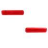 2x Red Lens Rear Inner Door Reflector Cover For Chevrolet GMC 15183155, 15183156