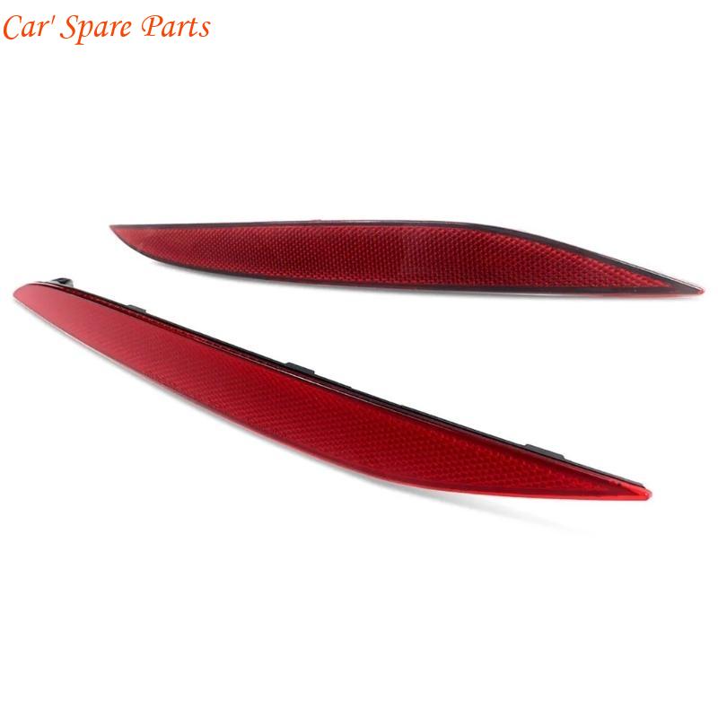 Y4UA 1Pair Car Marker Lights Lens Trim for 2016-2026 Rear Bumpers Reflector 1034342-00-C 1034343-00-C
