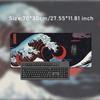 Mouse Pad Red Moon Japanese Great Wave Gamer Printon Demand HD Computer New Mousepad XXL MousePads Natural Rubber Non-Slip