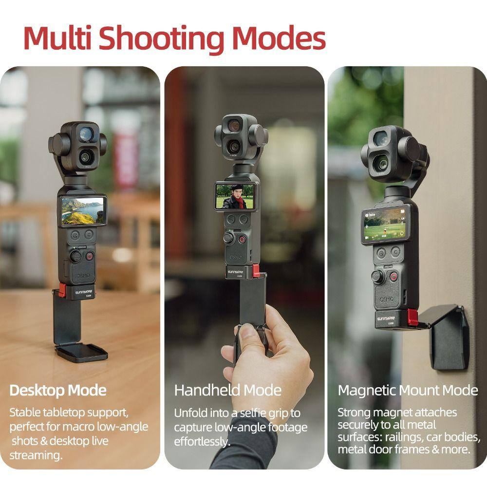 Quick Release Expansion Bracket Holder for DJI Osmo Pocket 4P/4/3 Gimbal Camera Accessories
