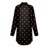 Tee Shirts For Women Fall Casual Long Sleeve Shirts Sweatshirt Vintage Printed High Neck Top Pullover