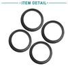 ACROPIX Hub Centering Car 73.1mm -60.1mm Hub Centering Wheel Boacenter Black Pack of 4