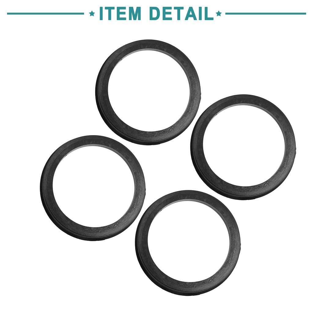 ACROPIX Hub Centering Car 73.1mm -60.1mm Hub Centering Wheel Boacenter Black Pack of 4