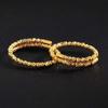 Vietnamese Elegant 2023 Sand Gold Memory Ring For Women With Stunning Sparkling Beads