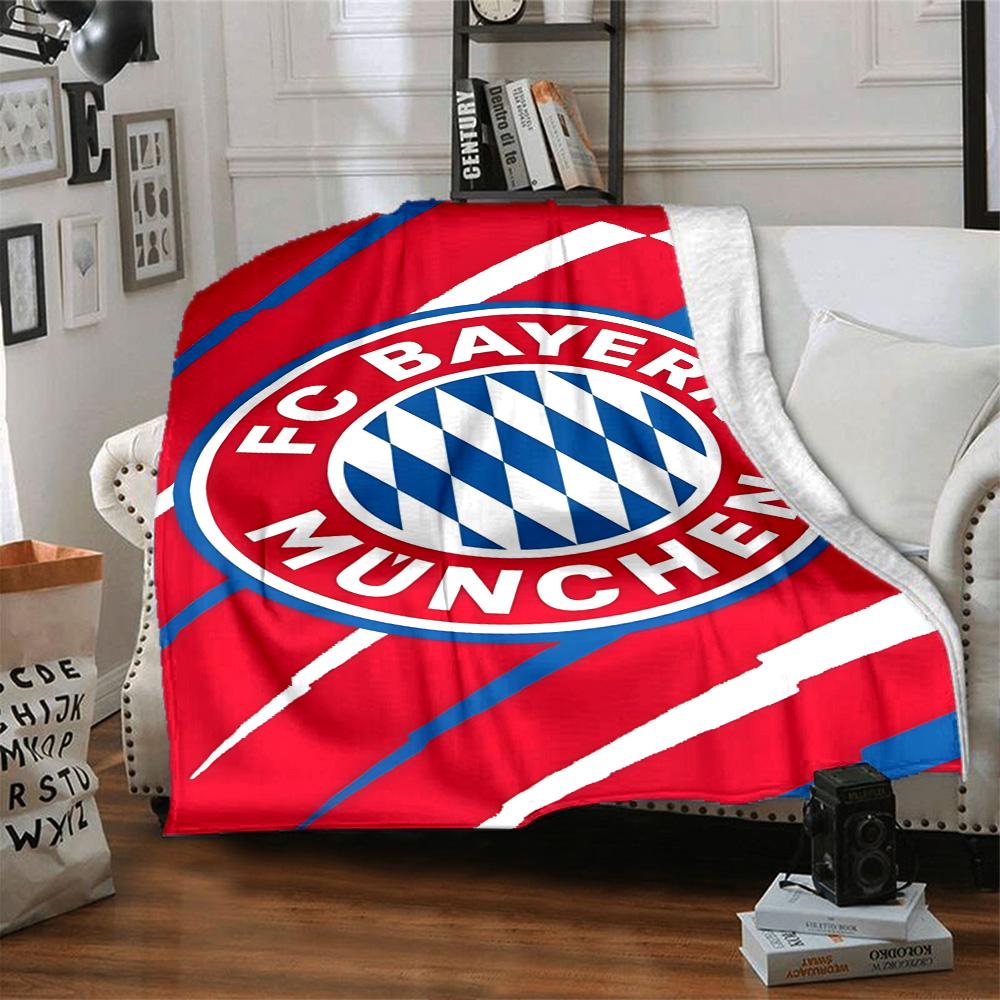 Fc Bayern München Blanket Soft & Cozy Perfect for Bed Picnics Seaside for All Seasons Modern Ideal Gift For Birthday Valentine'S Day